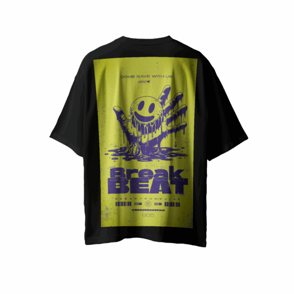 Camiseta oversize breakbeat