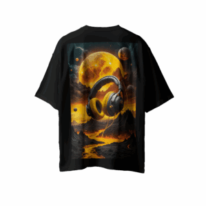 Camiseta oversize DJ streetwear hecha a mano por Bro Urban