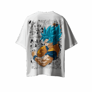 Camiseta Oversize Dragon Ball - SUPERSAIYAN-BLUE