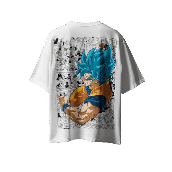 Camiseta Oversize Dragon Ball - SUPERSAIYAN-BLUE