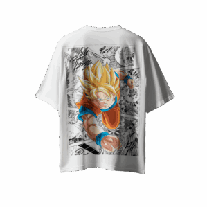 Camiseta Oversize Dragon Ball - Super-Saiyajin